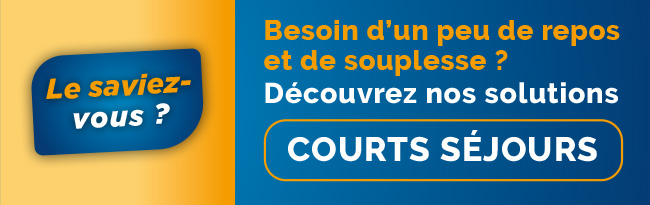 Courts séjours dans votre EHPAD