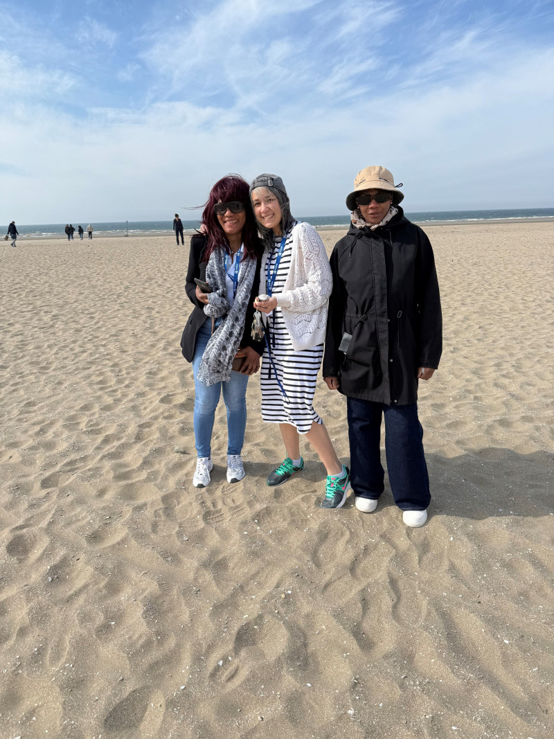 La plage à Deauville