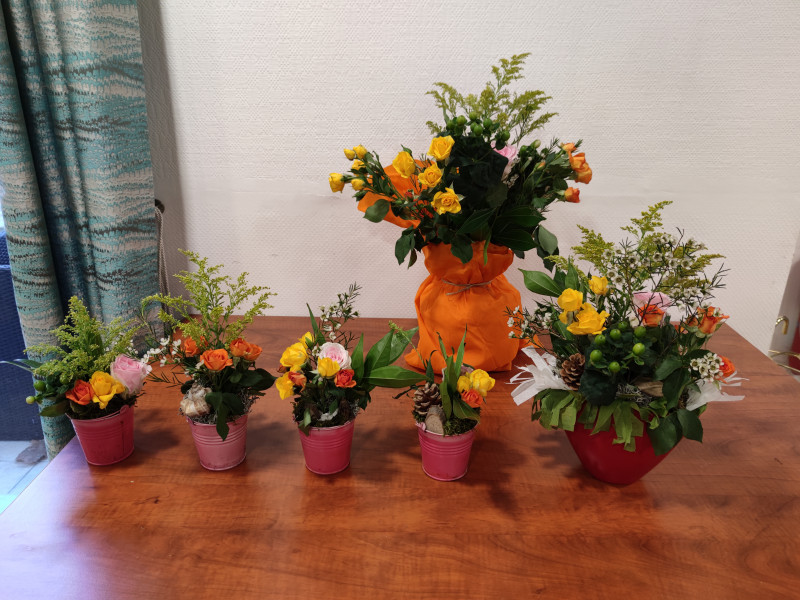 Atelier de composition florale du 13 Avril 2021