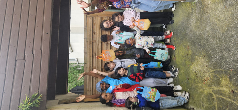 Après midi avec les enfants du personnel
