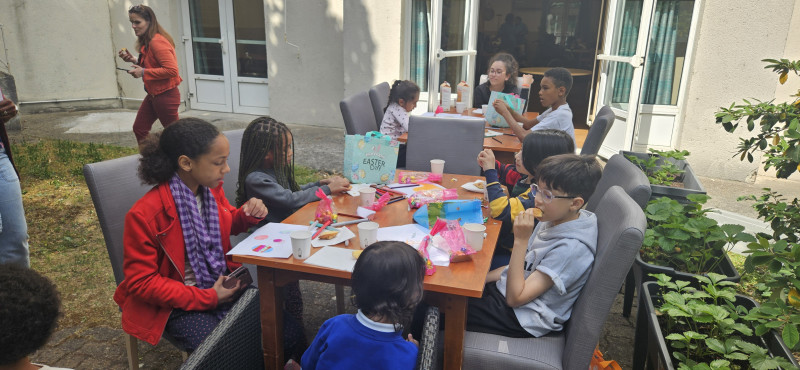 Après midi avec les enfants du personnel